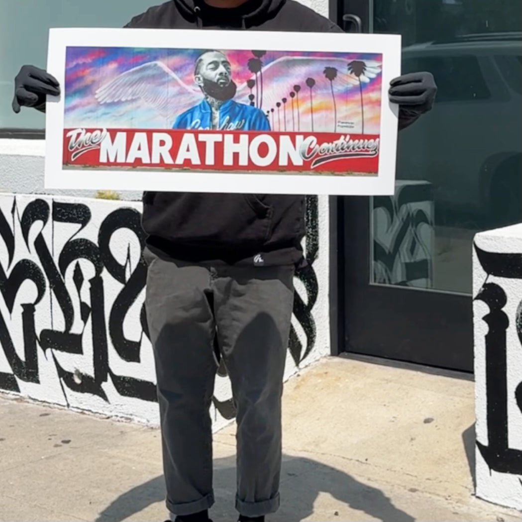 Nipsey Hussle Mural Print
